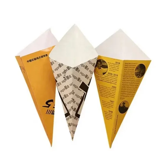 Types of Crepe Cone Packaging